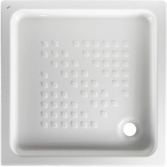 Roca Italia A374773001 Quadratisch Porzellan Dusche x70cm Weiß