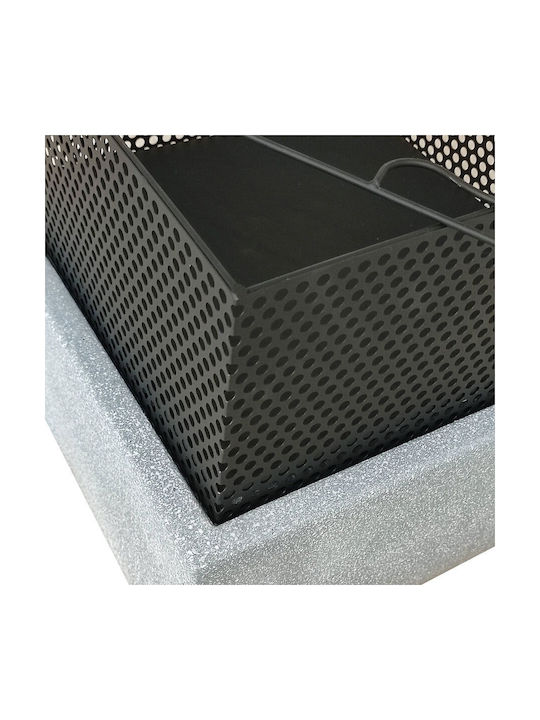 Activa Декоративна ваза Камък Сив 35x35x35см 1бр