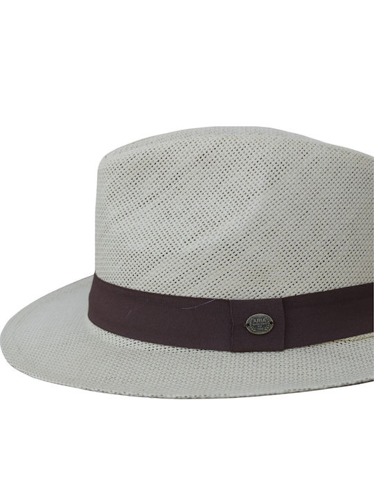 Textil Pălărie pentru Bărbați Fedora Bej M5549