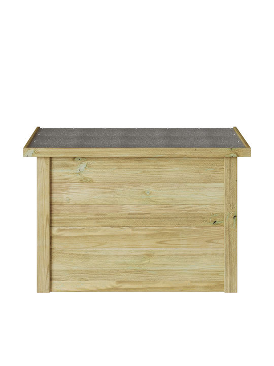 vidaXL Dekorative Truhe Hölzernes Braun 44x80x57cm
