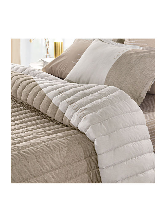 Guy Laroche Estella Κουβερλί Υπέρδιπλο Natural 220x240cm