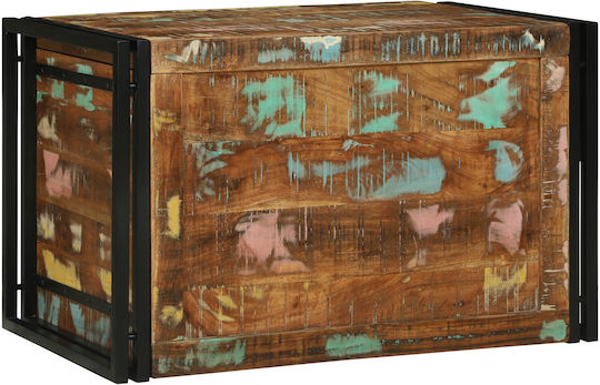 vidaXL Made durable Wooden Decorative Trunk Brown