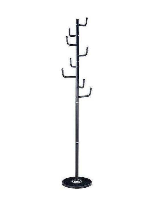 Next Metallic Coat Rack Black 36x36x180cm