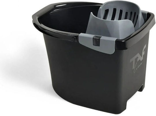 Mop Bucket with Squeezer Plastic Premium Capacity 16lt Black