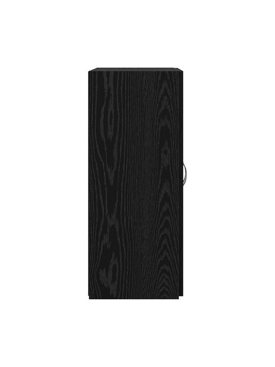 Cabinet de Birou Negru 60x32x77.5cm