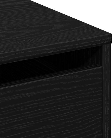 Συρταριέρα Γραφείου από MDF Μαύρη 60x41x76cm