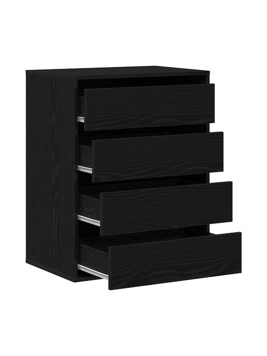 Schublade Büro aus MDF Black 60x41x76cm