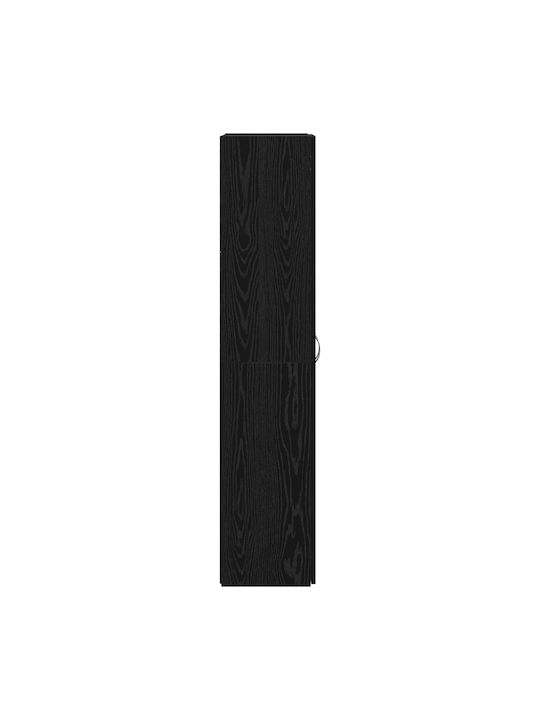 Cabinet de Birou Black Oak 60x32x153cm