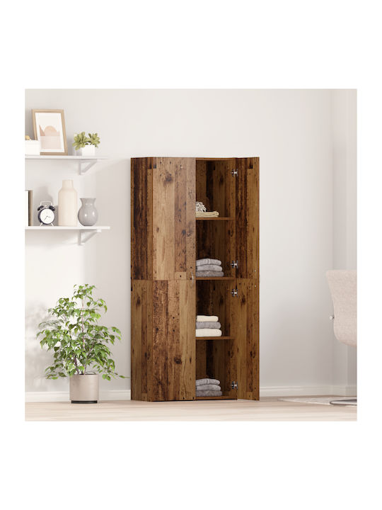 Dulap De Depozitare Pentru Birou Din Lemn 60x32x153cm