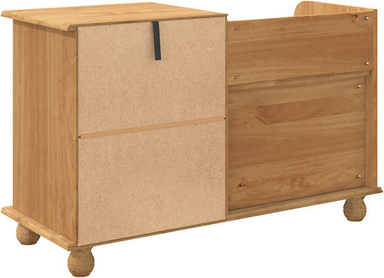 Entry Furniture with Bench Coffee 100x39x62cm