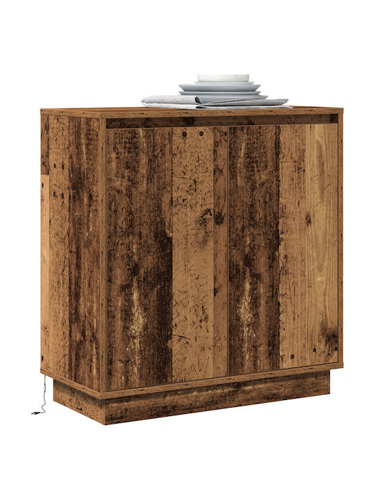 Solid Wood Console Table Coffee L71xW34.5xH75cm