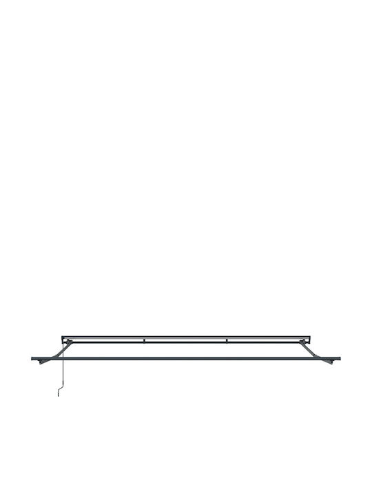 vidaXL Markise Terrasse Grau 4.5x3m