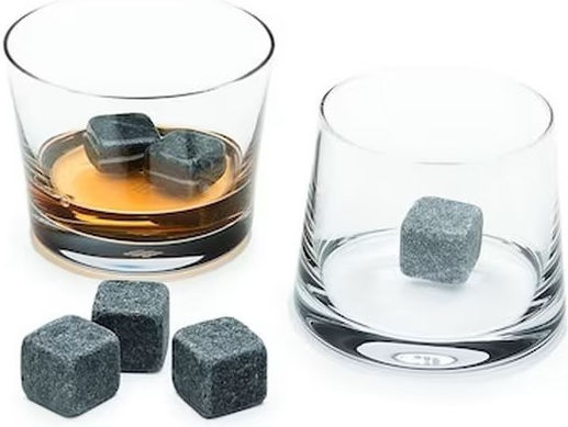 Whiskey Декоративни ледчета Каменни с Чаши 9бр