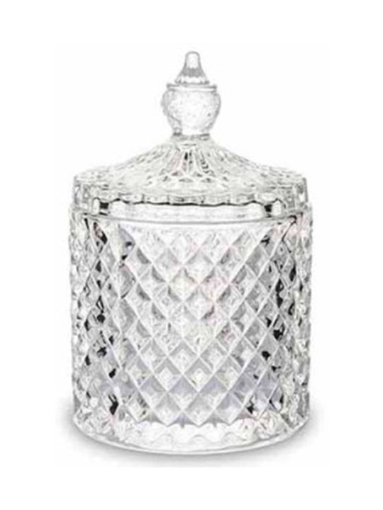 HS Aqua Φοντανιέρα Glas mit Deckel 10.5x17cm Transparent