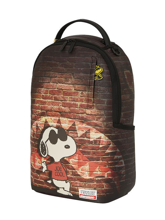 Sprayground DLXR School Bag Backpack Junior High-High School Brown with Water Bottle Holder