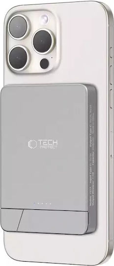 Tech-Protect PB14 MagSafe Power Bank 5000mAh 7.5W με Θύρα USB-C Γκρι