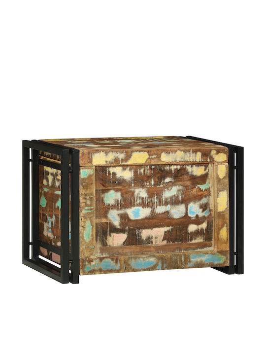 vidaXL Wooden Decorative Box Storage 60x40x41cm