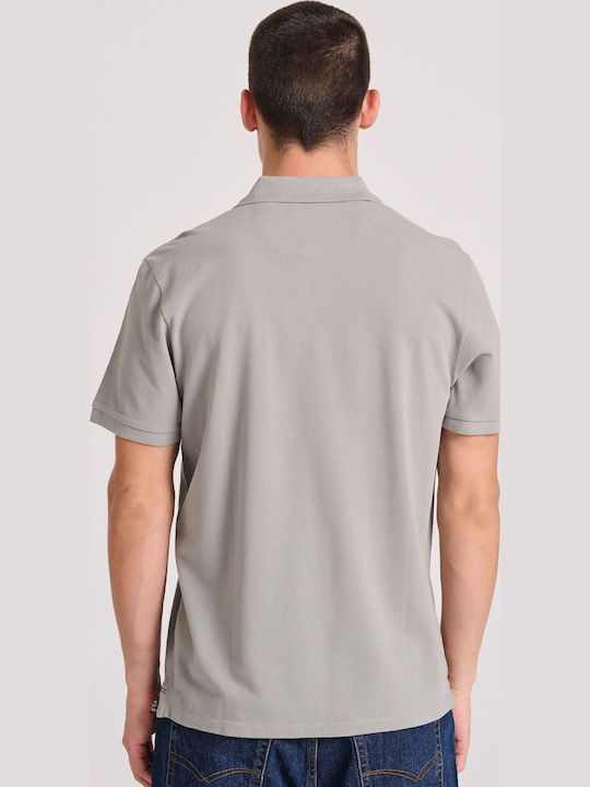Polo Short Sleeve Blouse Grey