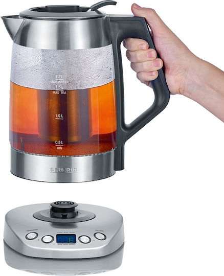 Severin Електрическа Кана 1.7л 2200W Сива