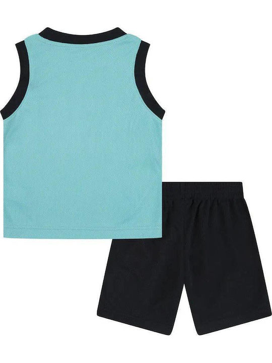 Jordan Παιδικό Σετ με Σορτς Black / Teal 2τμχ