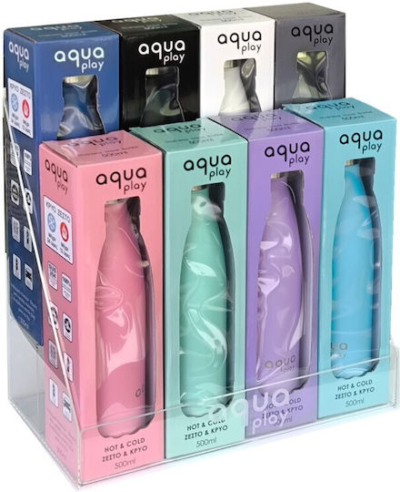 Aquaplay Μπουκάλι Θερμός Ανοξείδωτο 500ml Λευκό