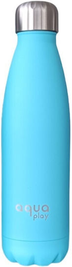 Aquaplay Bottle Thermos Stainless Steel 500ml Light Blue