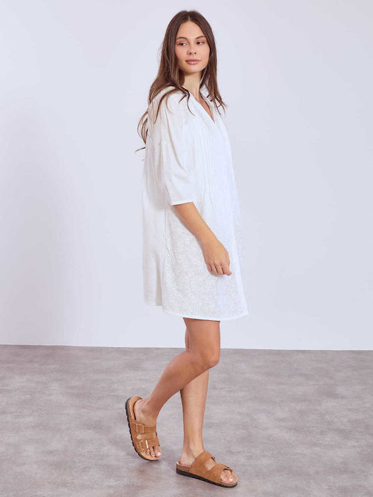 Ferrari Group Women's Caftan Beachwear White