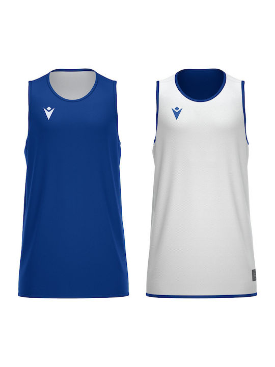 Bluse Royal Blue, White