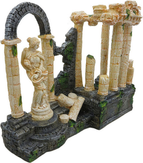 Epigasos Aquarium Decoration Ancient Columns Statue 39*13*H31 Cm