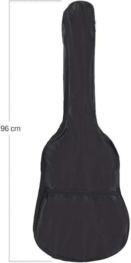 NN Waterproof Acoustic Guitar Suitcase 3/4 Black