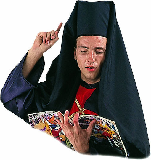 Kokoracostume Carnival Priest Hat Black
