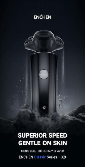 Enchen X8-C Περιστρεφόμενη Ξυριστική Μηχανή Προσώπου Επαναφορτιζόμενη
