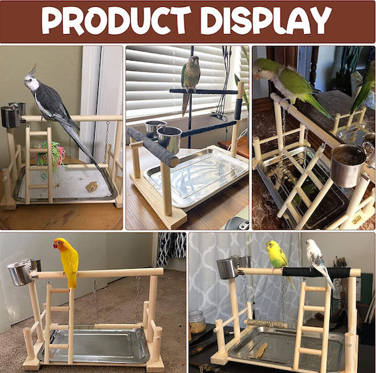 Wooden Parrot Cages Stand