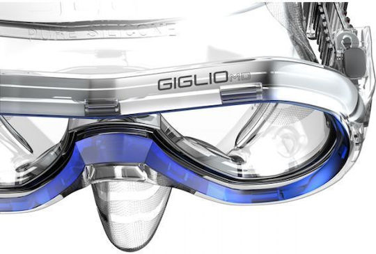 Seac Giglio Diving Mask Silicone with Snorkel Transparent