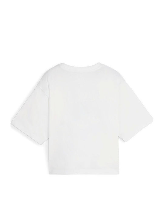 Women's Athletic Blouse Short Sleeve White