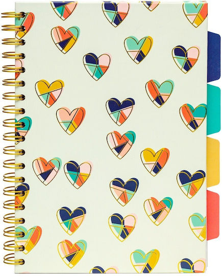 Pukka Spiral Notebook Ruled B5 100 Sheets Multicolour 1pcs