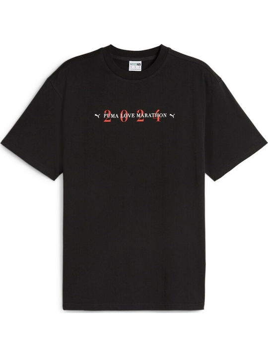 Classics Love Men's Short Sleeve Undershirt in Black Color