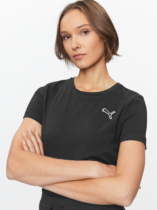 Better Women's Athletic Blouse Short Sleeve Black