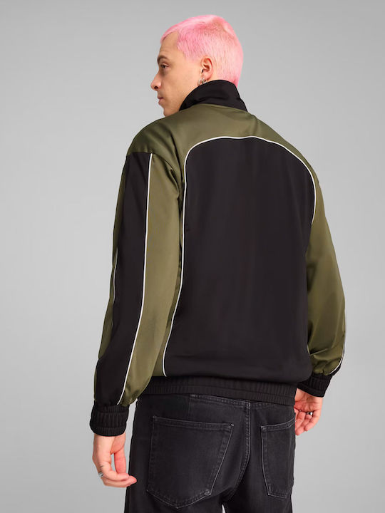 PUMA Cardigan Puma Black-Loden Green