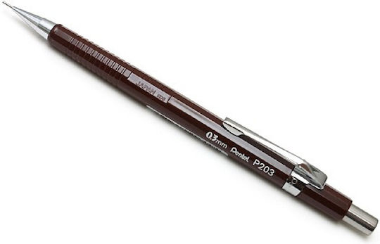 Pentel P203 Μηχανικό Μολύβι Σχεδίου 0.3mm 1τμχ Καφέ