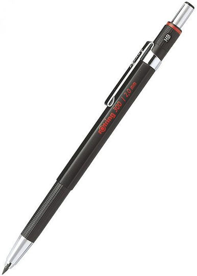 Rotring 300 Mechanical Pencil for Drawing Plastic 1pcs Black