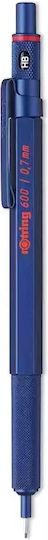 Rotring 600 Mechanical Pencil for Drawing Metallic 1pcs Blue