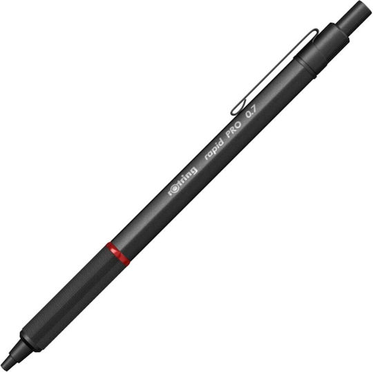 Rotring Rapid Pro Mechanical Pencil for Drawing Metallic 1pcs Black