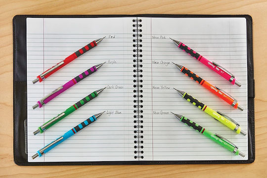 Rotring Tikky Μηχανικό Μολύβι Σχεδίου 0.7mm με Γόμα 1τμχ Neon Green