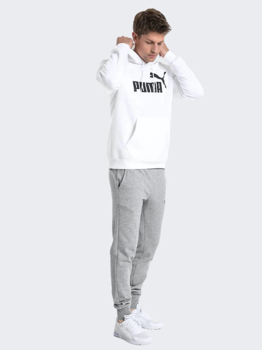 Big Logo Sweatshirt With Hood White