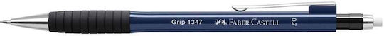 Faber-Castell Grip Mechanical Pencil for Drawing Metallic 1pcs Navy Blue 1347