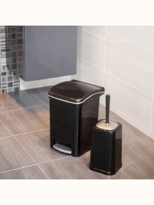 Viomes Plastic Bathroom Basket 7lt Gray