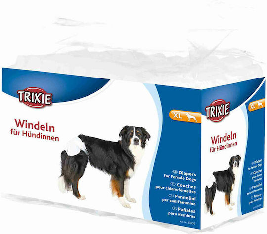 Trixie Diapers Dog Panties XLarge 40 - 58cm 12pcs