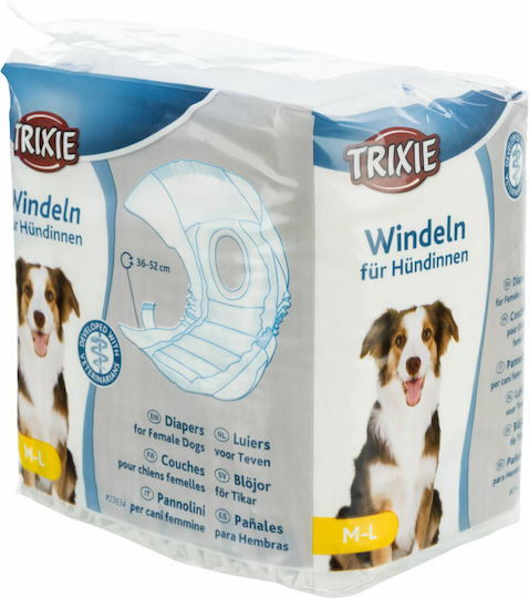 Trixie Diapers Hundewindeln M-L 36-52cm 12 Stück Groß / Mittel 36 - 52cm 12Stück