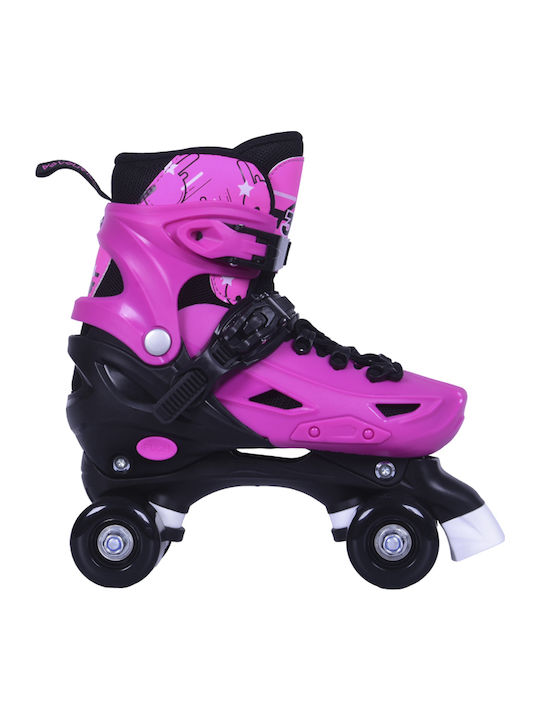 Αθλοπαιδιά Inline Αυξομειούμενα Rollers Ροζ 2 σε 1 Ενηλίκων/Παιδικά